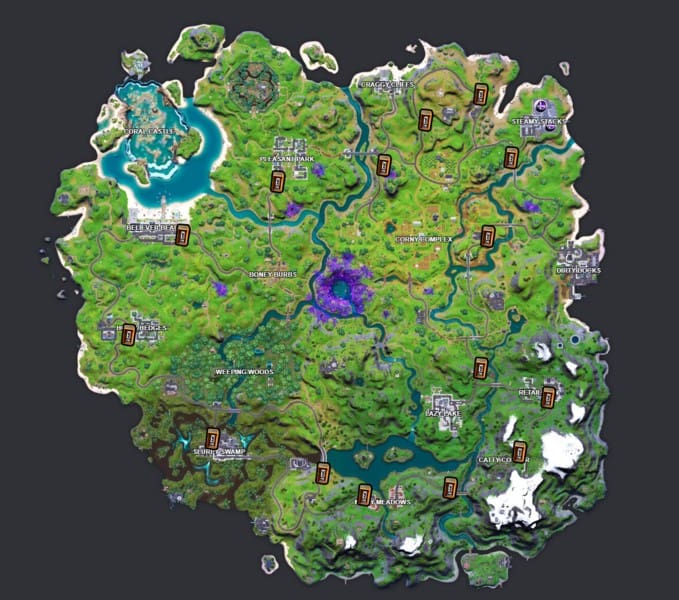 Guide des défis Fortnite Chapter 2 Saison 7 Semaine 6 1 Guide des défis Fortnite Chapter 2 Saison 7 Semaine 6