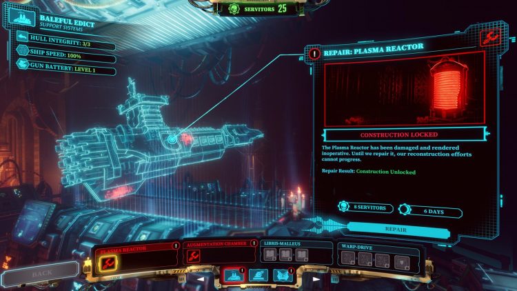 Warhammer : Chaos Gate – Daemonhunters ⁠— Guide de mise à niveau des navires