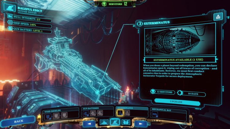 Warhammer : Chaos Gate – Daemonhunters ⁠— Guide de mise à niveau des navires