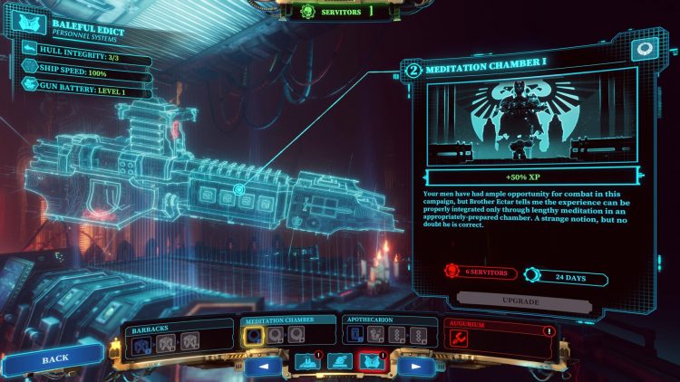 Warhammer : Chaos Gate – Daemonhunters ⁠— Guide de mise à niveau des navires