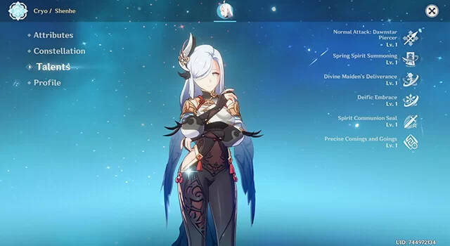 Genshin Impact : Guide Shenhe - Meilleur build, forces et faiblesses