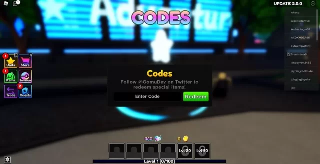 Anime Adventures : Codes pour les gemmes et les tickets d'invocation [août 2022]