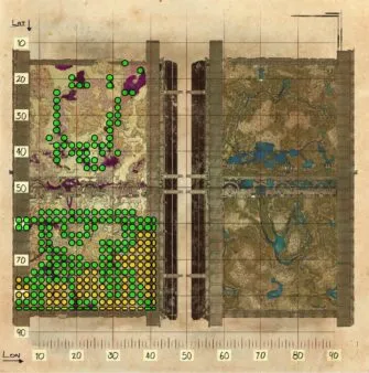 Ark : Genesis - Partie 2 Carte de la Couronne des Dinos