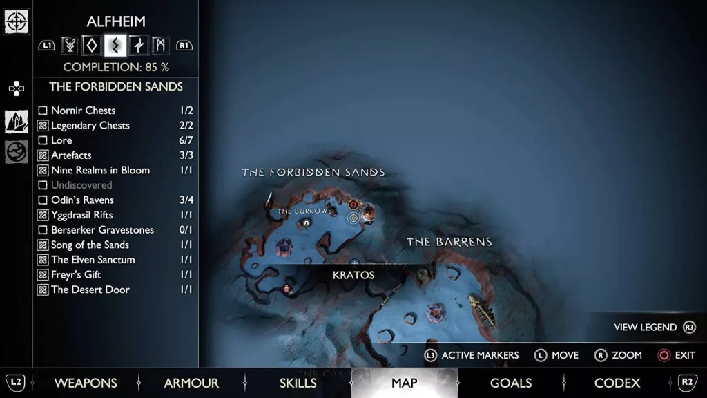 God of War : Ragnarok - Tous les coffres d'Alfheim Nornir [Tous les 7]