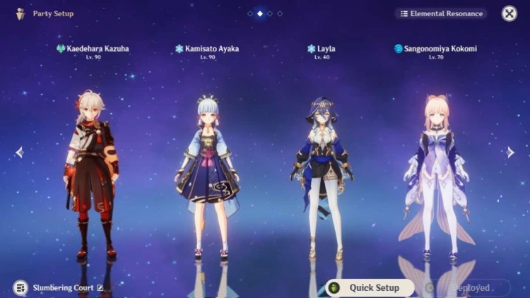 Genshin Impact : Guide des meilleurs talents et comps d'équipe de Layla