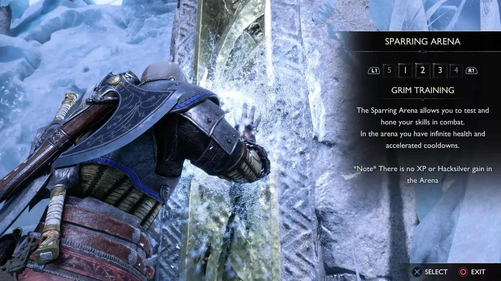 God Of War : Ragnarok - Emplacement De L'arène D'entraînement