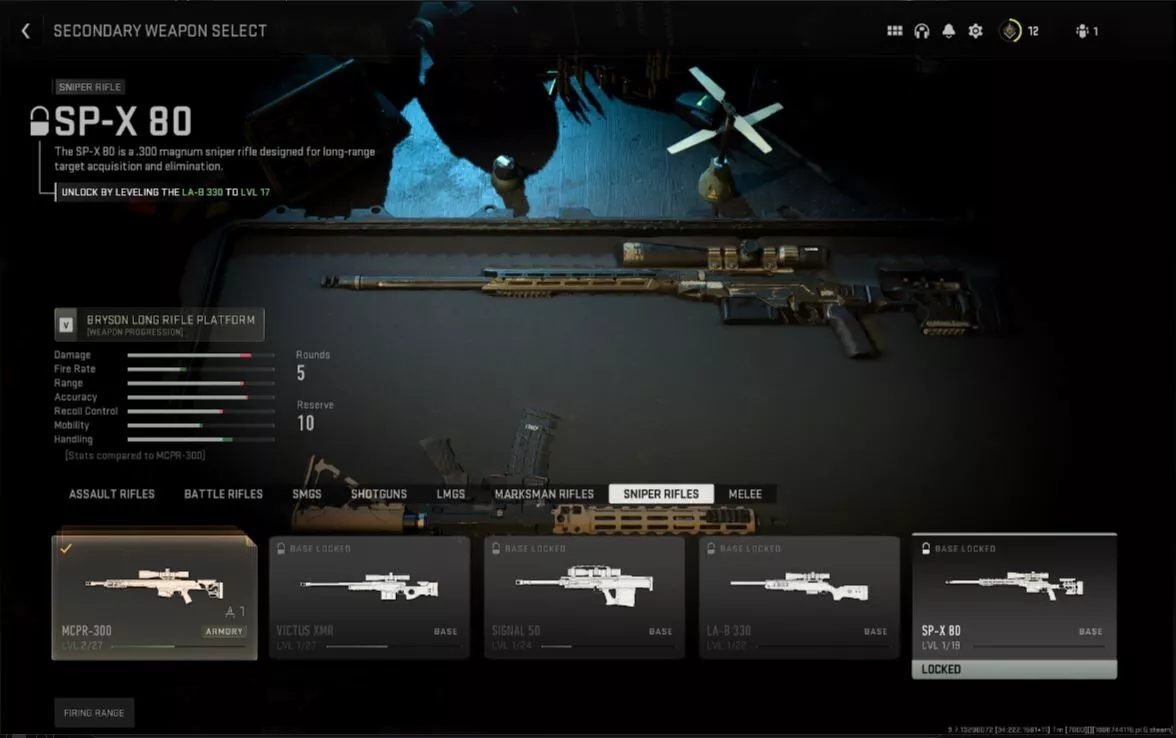 Les meilleurs snipers et loadouts dans COD Warzone 2.0