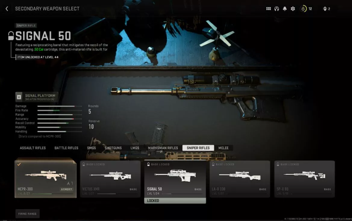 Les meilleurs snipers et loadouts dans COD Warzone 2.0