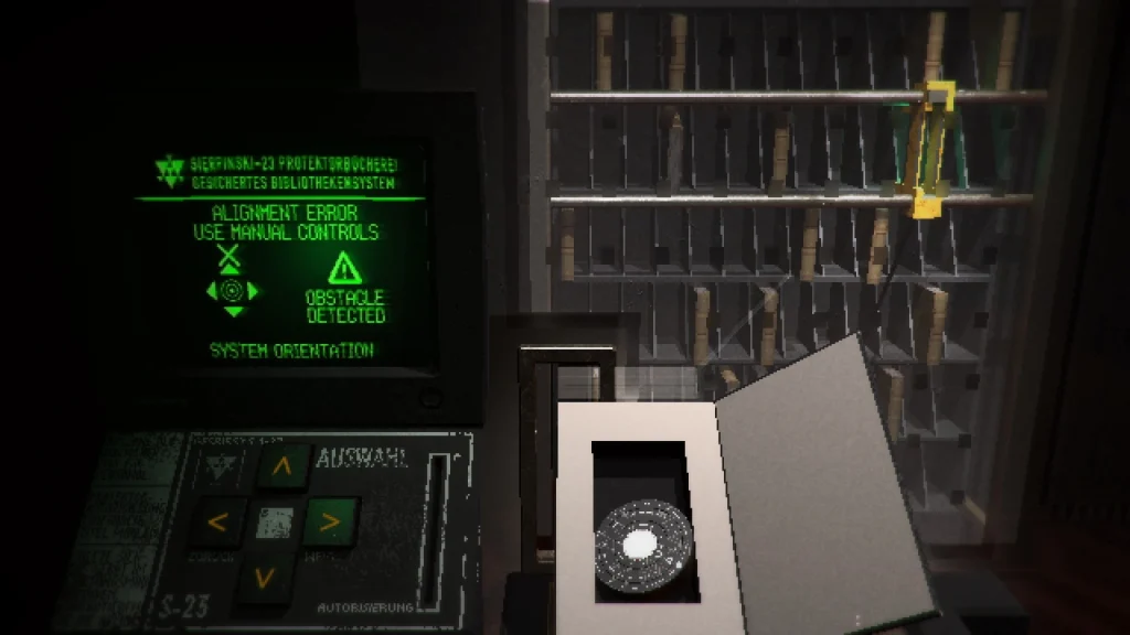 Signalis : Puzzle de la boîte du sanctuaire de l'Astrolabe, clé de la bibliothèque et guide de la clé de l'aigle