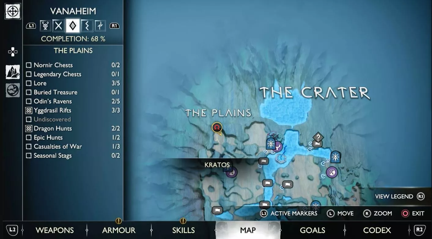 God of War : Ragnarok - Tous les coffres de Vanaheim Nornir