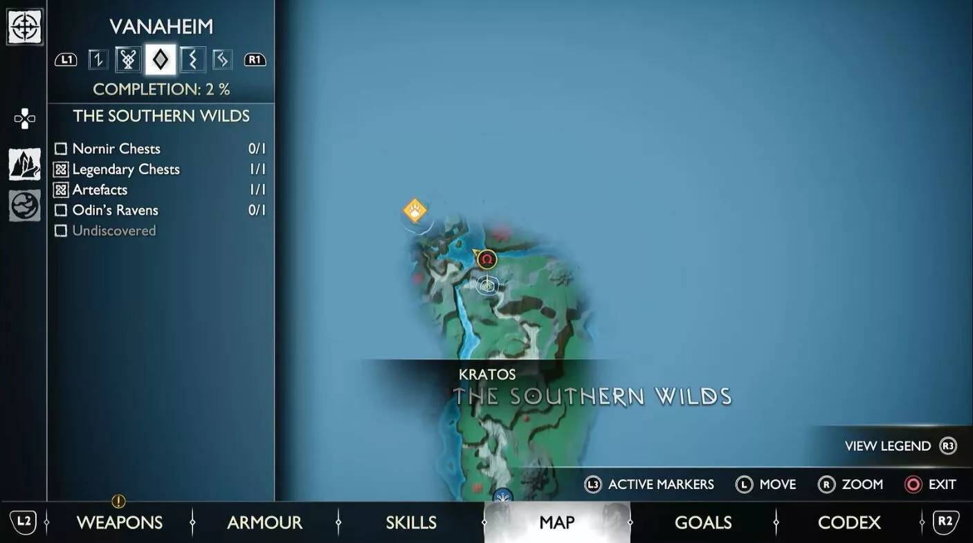 God of War : Ragnarok - Tous les coffres de Vanaheim Nornir