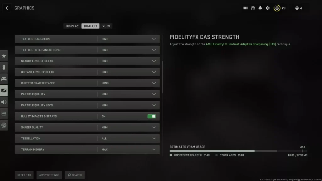Warzone 2 : Les meilleurs paramètres graphiques pour une vitesse d'images élevée