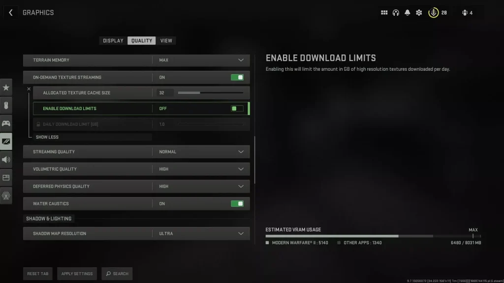 Warzone 2 : Les meilleurs paramètres graphiques pour une vitesse d'images élevée