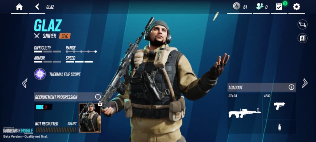 Palmarès Rainbow Six Mobile - Classement de tous les opérateurs 2 Palmarès Rainbow Six Mobile - Classement de tous les opérateurs