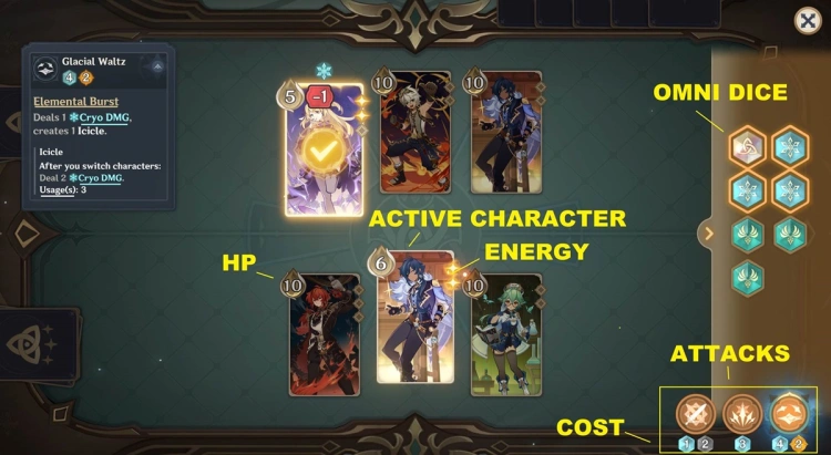 Genshin Impact : Guide du Genius Invokation TCG