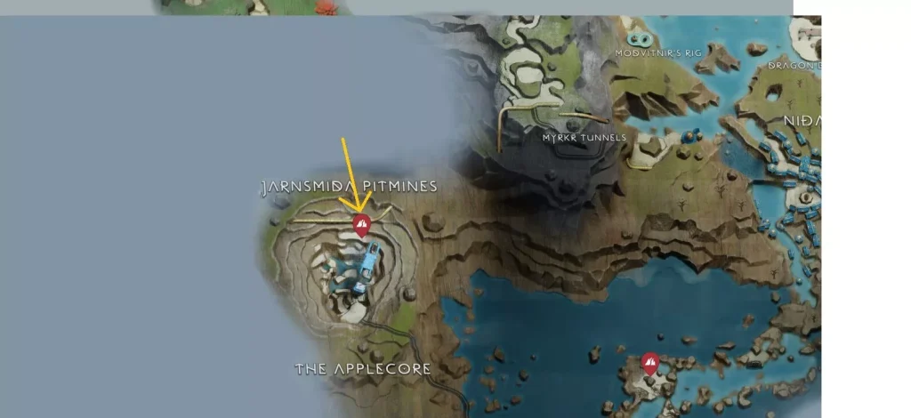 God of War : Ragnarok - Emplacements de tous les vestiges tempérés