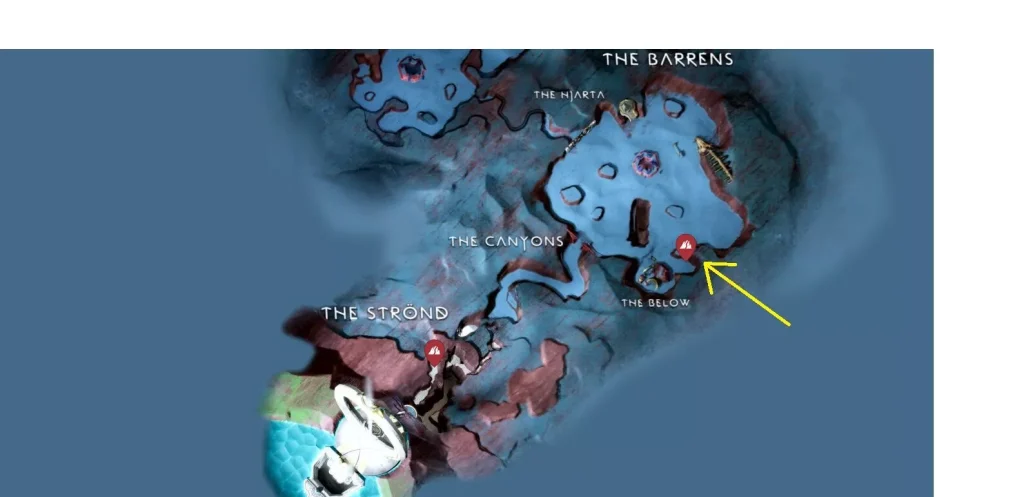 God of War : Ragnarok - Emplacements de tous les vestiges tempérés