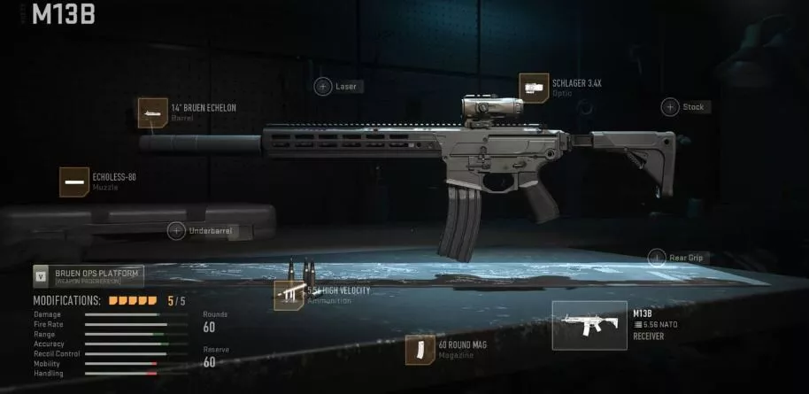 Call Of Duty : Warzone 2 - Le meilleur chargement M13