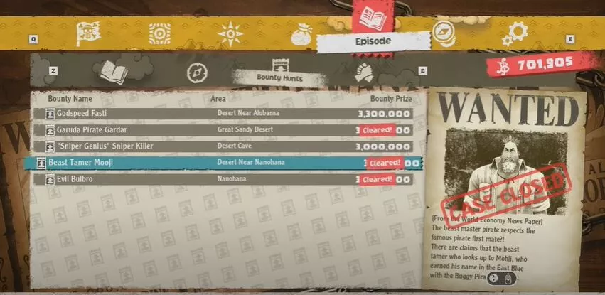 One Piece Odyssey : Les Baies