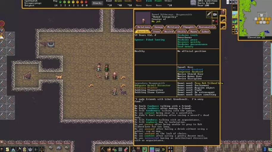 Dwarf Fortress : Les meilleurs conseils et astuces