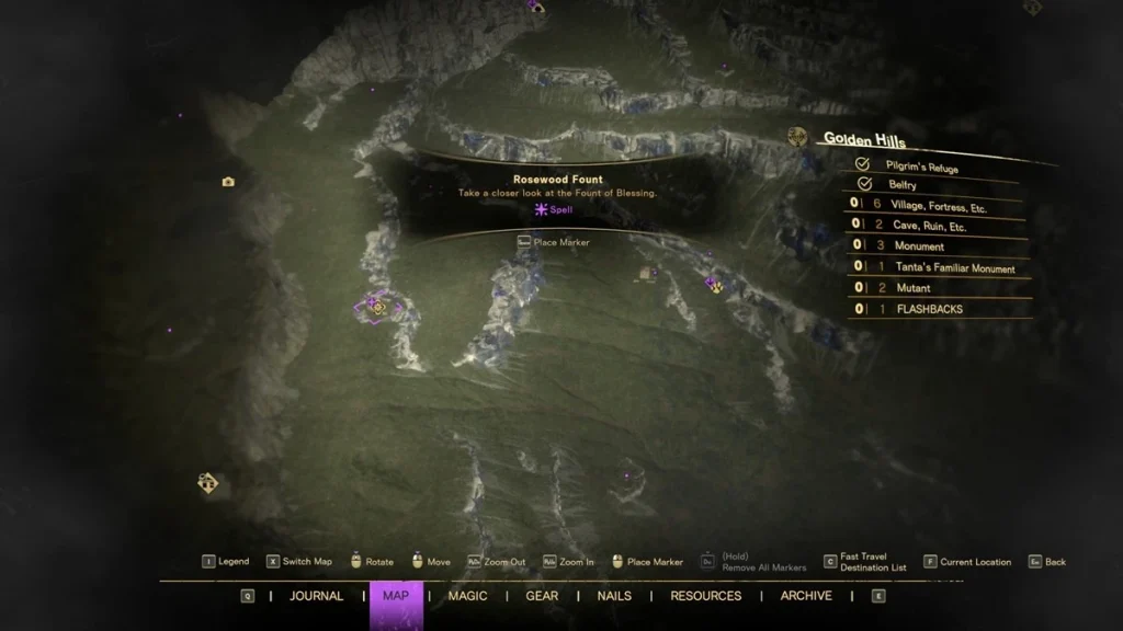 Forspoken : Guide des emplacements de All Fount of Blessing