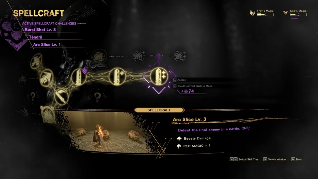 Forspoken : Comment mettre à niveau le sort magique Arc Slice 1 Forspoken : Comment mettre à niveau le sort magique Arc Slice