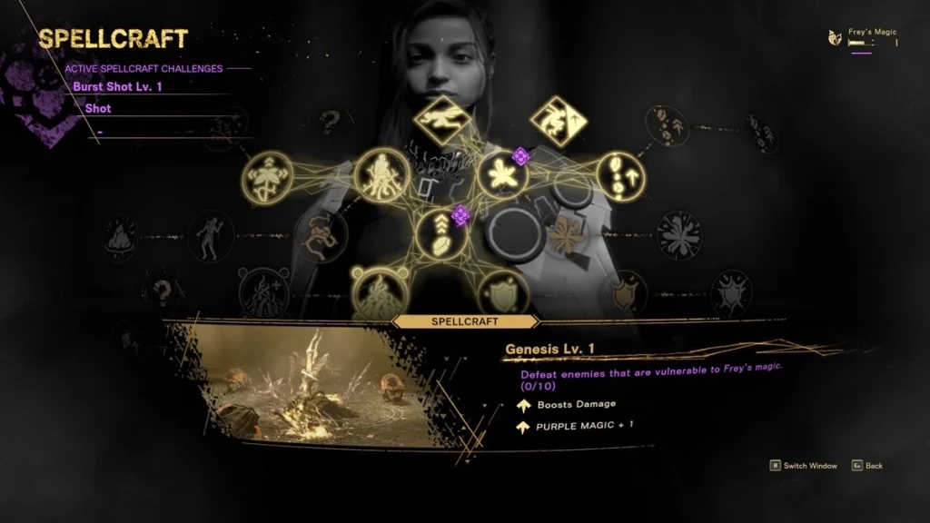 Forspoken : Comment améliorer les sorts grâce aux défis Mana et Spellcraft.