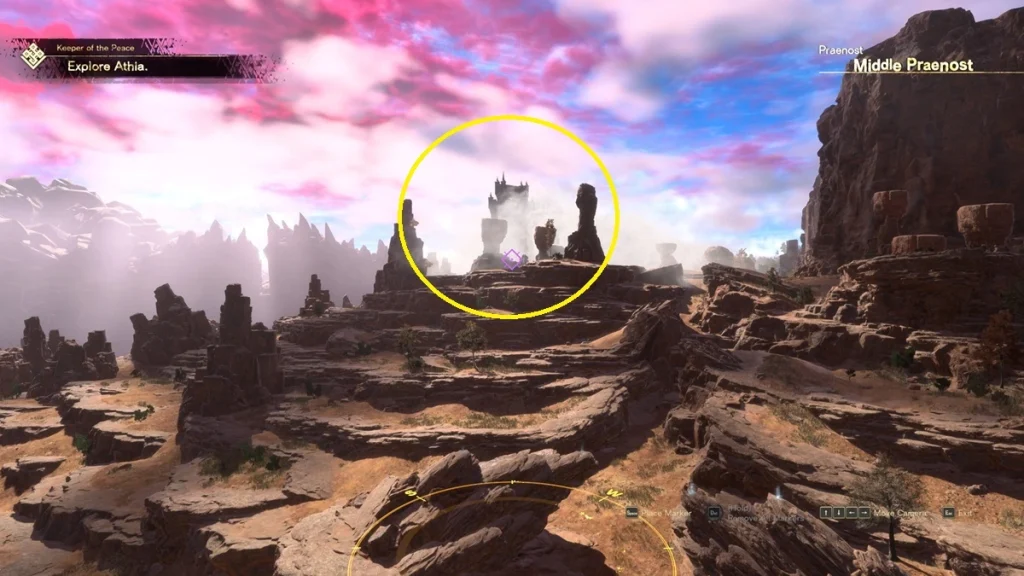 Forspoken : Comment entrer dans la Guilde de Kloros à Praenost Moyen