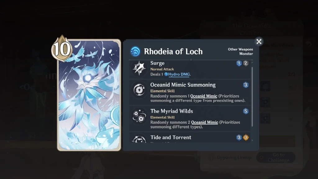 Genshin Impact : Comment battre le défi Oceanid Tavern 3 Genshin Impact : Comment battre le défi Oceanid Tavern