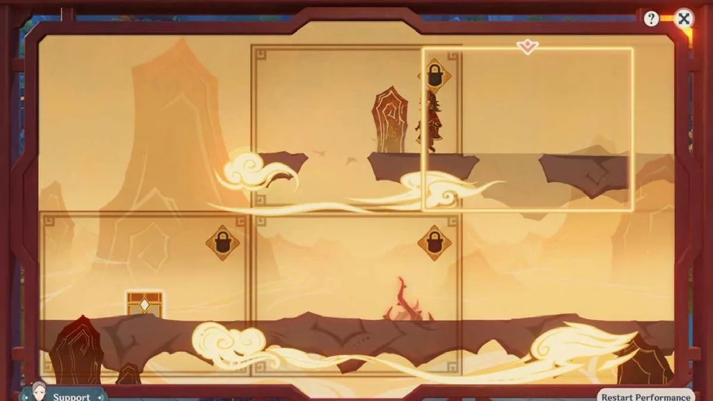 Genshin Impact : Guide du théâtre de papier à travers les montagnes