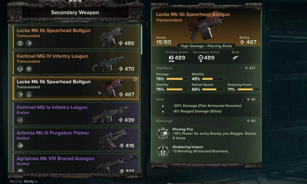 Warhammer 40k : Darktide - Les Meilleures armes zélotes