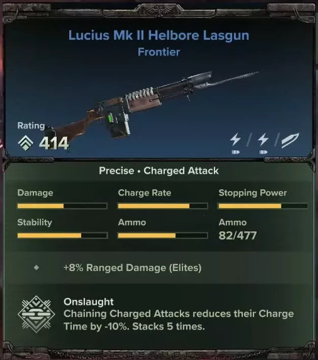 Warhammer 40k : Darktide - Meilleur build de vétéran sharpshooter