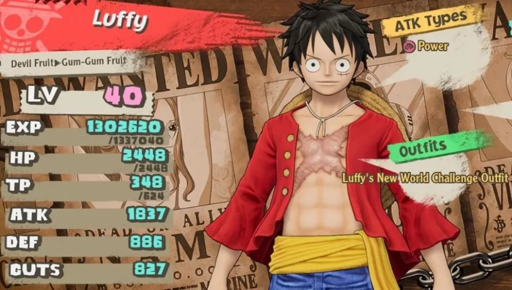 One Piece Odyssey : La liste complète des Tenues 3 One Piece Odyssey : La liste complète des Tenues