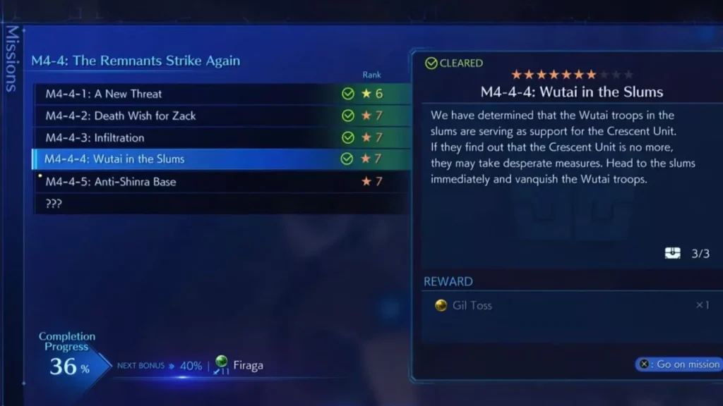 Crisis Core : Coup de poing coûteux (Costly Punch)