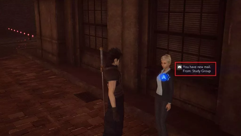 Crisis Core Reunion : Guide de complétion de courrier