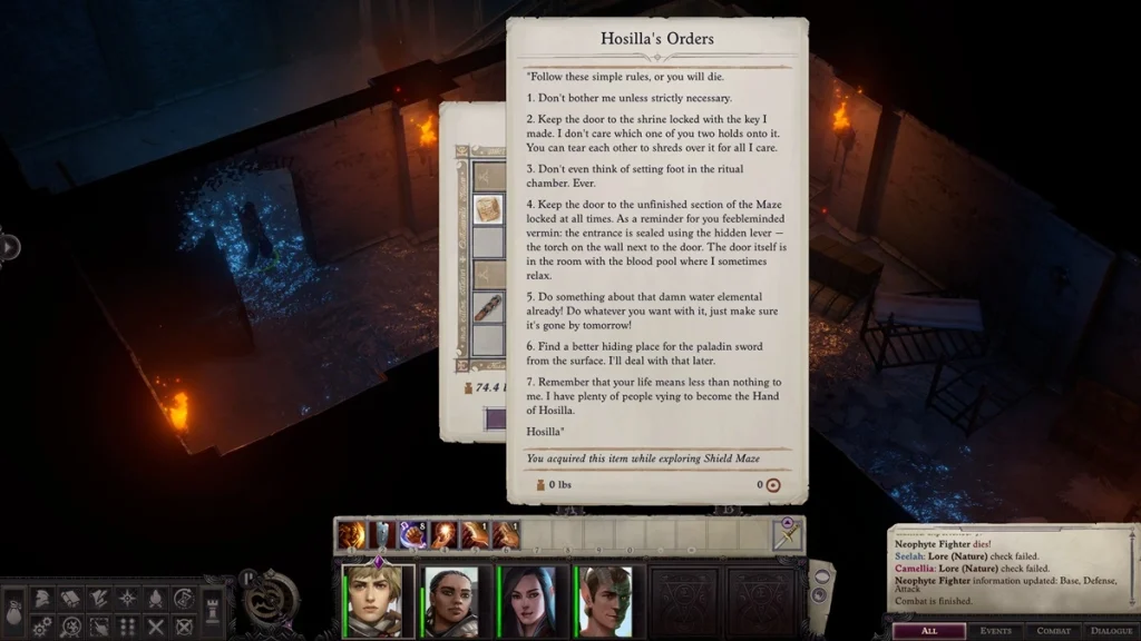 Pathfinder : Wrath of the Righteous – Guide du puzzle Shield Maze