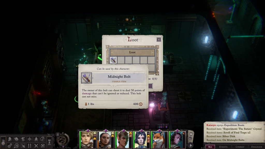 Pathfinder : Wrath of the Righteous - Guide des secrets du laboratoire d'Areelu