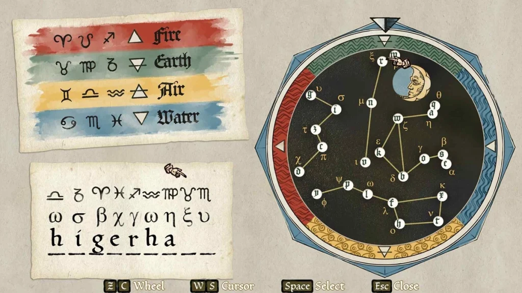 Pentiment : Guide - Comment résoudre le puzzle de la Volvelle 3 Pentiment : Guide - Comment résoudre le puzzle de la Volvelle