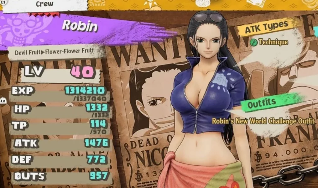 One Piece Odyssey : La liste complète des Tenues 6 One Piece Odyssey : La liste complète des Tenues