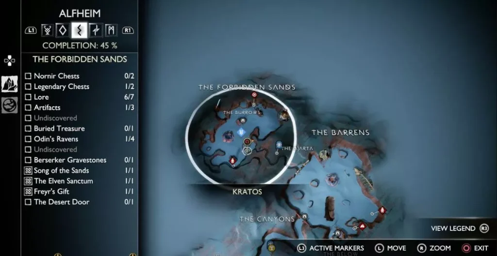 God Of War : Ragnarok - La faveur de la porte du désert