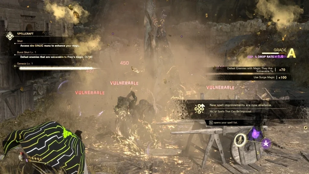 Forspoken : Comment améliorer les sorts grâce aux défis Mana et Spellcraft.