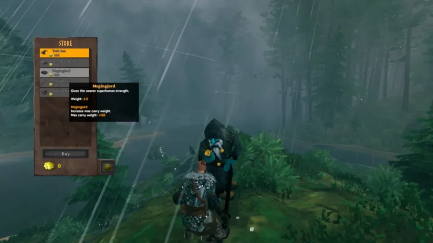 Valheim : Comment augmenter son poids emporté