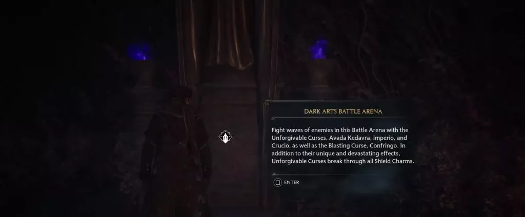 Hogwarts Legacy : Guide de l'arène de combat des arts sombres