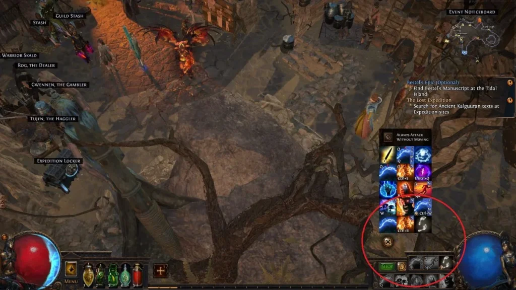 Path of Exile : Comment fonctionnent les gemmes et les prises de compétence ?
