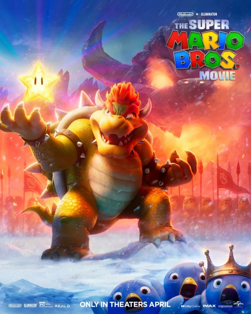 Le film Super Mario Bros. présente de nouvelles affiches de DK et Bowser