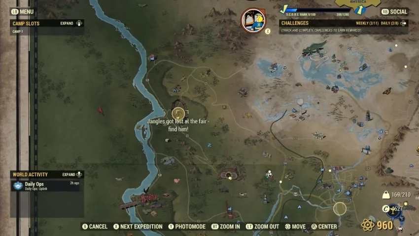 Comment trouver Jangles, le singe de la lune, dans Fallout 76 ?