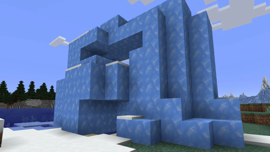 Minecraft : Comment obtenir de la glace bleue 1 Minecraft : Comment obtenir de la glace bleue
