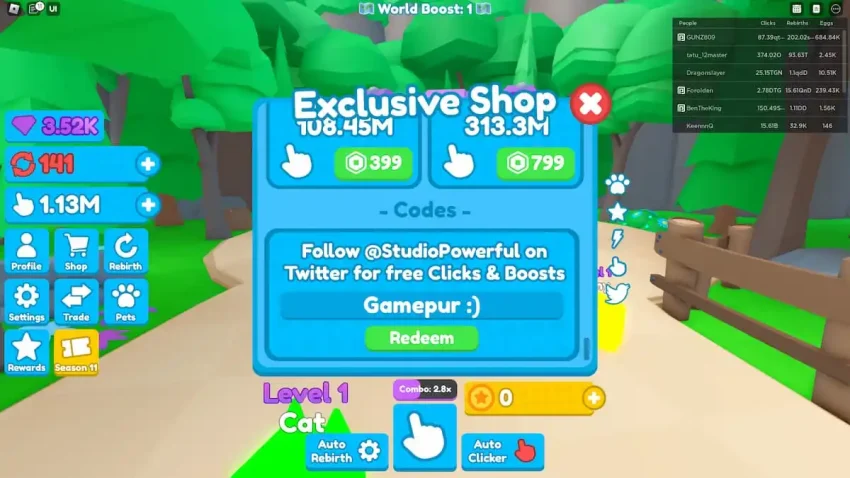 Codes Roblox Rebirth Champions X (mars 2023) 1 Codes Roblox Rebirth Champions X (mars 2023)