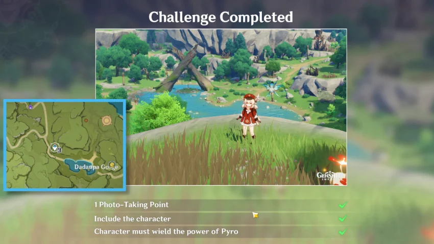 Toutes les cibles photographiques pour Breezy Snapshots Day 2 — Genshin Impact