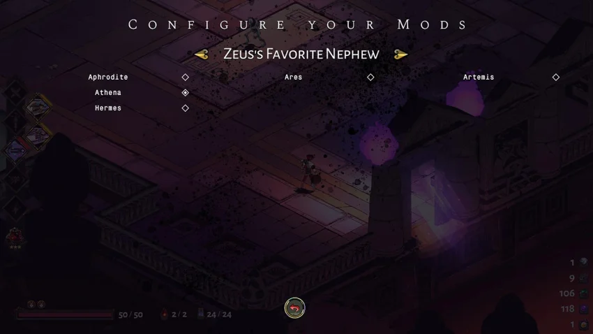 Comment installer le mod Zeus's Favorite Nephew pour Hadès ?